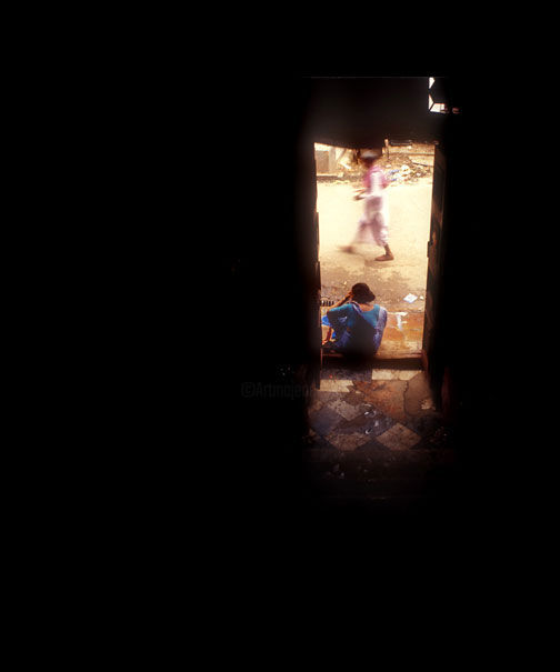 Photography titled "Outside world" by Partha Sen, Original Art,