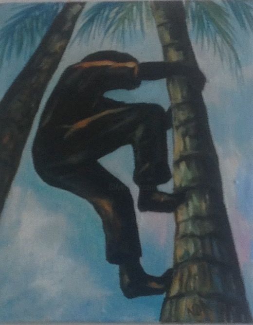 Pittura intitolato "ISLA DE COCOS" da Noa, Opera d'arte originale