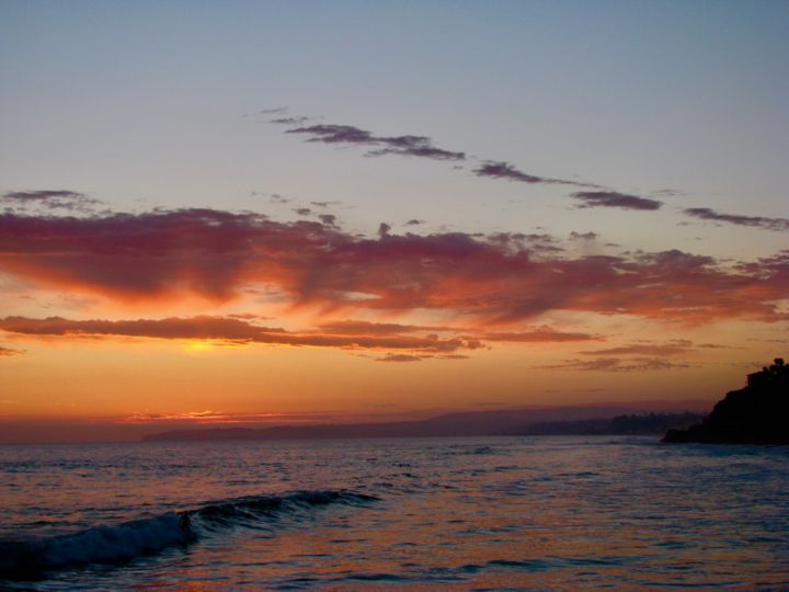 Fotografie getiteld "San Clemente Sunset" door Dilian Deal, Origineel Kunstwerk, Digitale fotografie