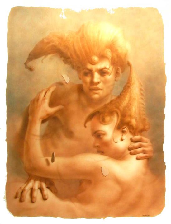 Peinture intitulée "Huile / Toile" par Gérard Di-Maccio, Œuvre d'art originale,