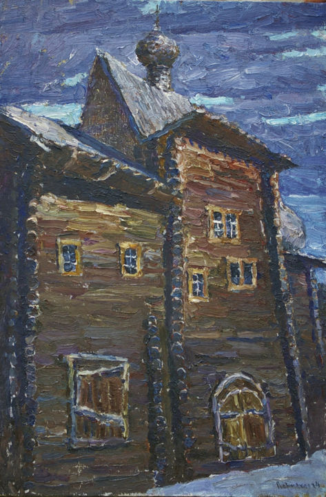 Painting titled "Hohlovka" by Dmitriy Permiakov, Original Artwork, Oil