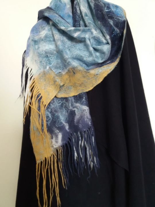 Art textile intitulée "Desierto Namib" par Lina Kulikova, Œuvre d'art originale, Tissu