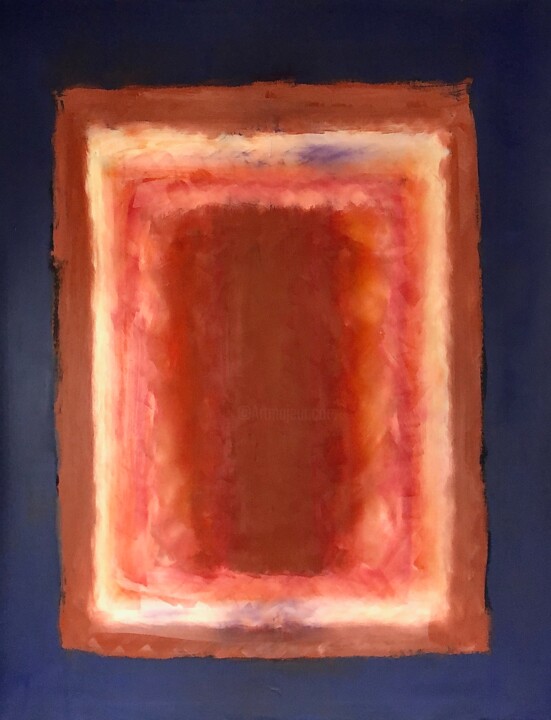 Картина под названием "Portal No. Nine" - Dimitrios Tsouris, Подлинное произведение искусства, Масло Установлен на Деревянна…