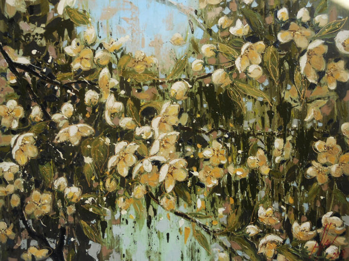 Malerei mit dem Titel "Spring" von Dimitris Apazidis, Original-Kunstwerk, Öl