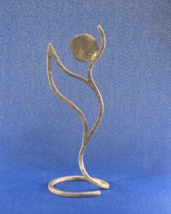 Sculpture titled "1. Flower" by Dimitriy Trifonov (Jo 78), Original Artwork, Metals