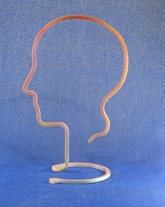 Sculpture intitulée "21. Head" par Dimitriy Trifonov (Jo 78), Œuvre d'art originale, Métaux