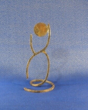 Sculpture titled "57. Sacrament" by Dimitriy Trifonov (Jo 78), Original Artwork, Metals
