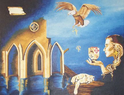 Painting titled "O Martins Pereira" by Dina De Souza, Original Artwork, Oil