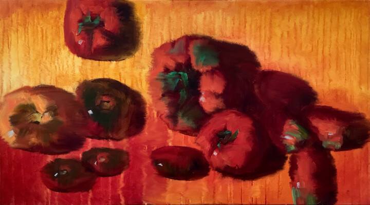 Arts numériques intitulée "Tomatoes. Another a…" par Dinara Nuger, Œuvre d'art originale, Peinture numérique