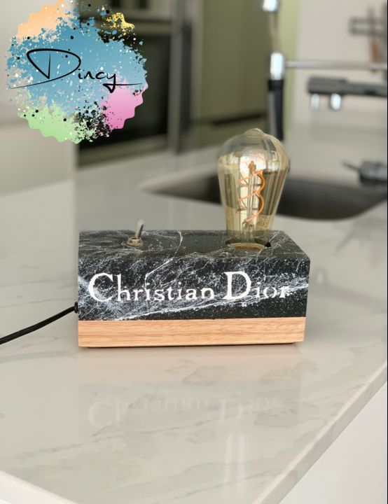 Design titled "Lampe Christian Dior" by Dincy, Original Art, Luminaire