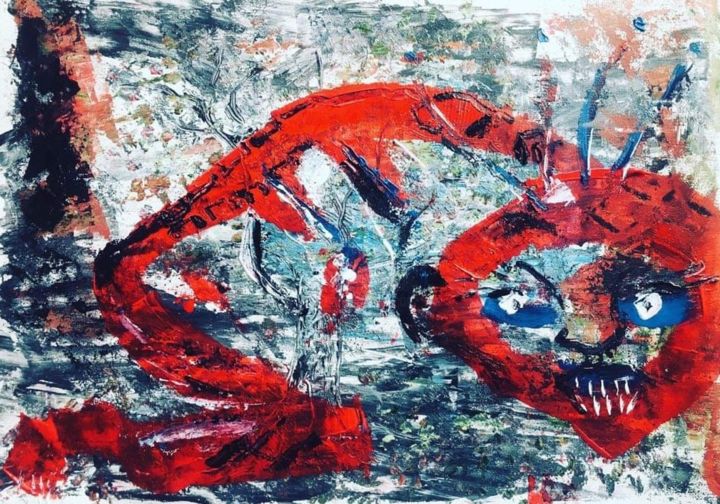 Peinture intitulée "Sights" par Ica, Œuvre d'art originale,