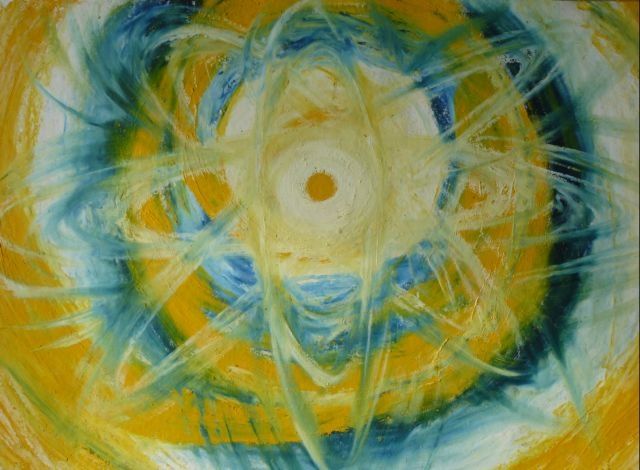 Painting titled ""ENERGIA"" by Dino Cerchiai, Original Artwork