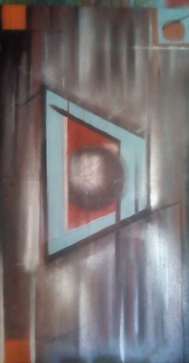Schilderij getiteld "Partículas interdim…" door Dio Viccio, Origineel Kunstwerk, Acryl
