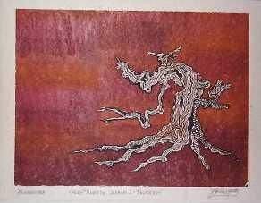 Pintura intitulada ""Série: Floresta Ur…" por Dione Justa, Obras de arte originais
