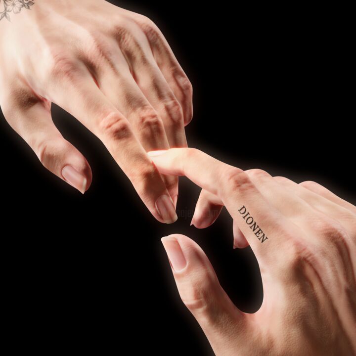 Digital Arts titled "HANDS" by Dionen, Original Artwork, 3D Modeling