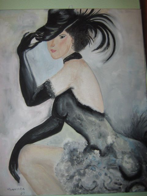 Pittura intitolato "ballerina" da Sandra Orefice, Opera d'arte originale, Altro