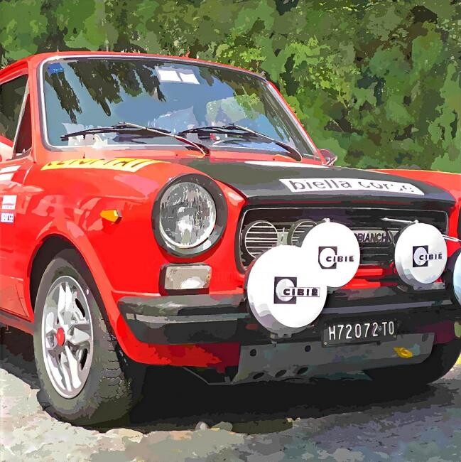 Arte digitale intitolato "Autobianchi2" da Disgregart, Opera d'arte originale