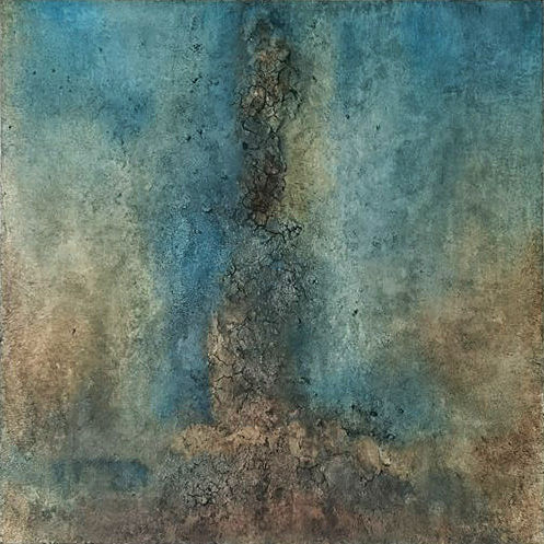 Painting titled "Pillar of Hope 2017" by Tomira Muguet, Original Artwork, Acrylic