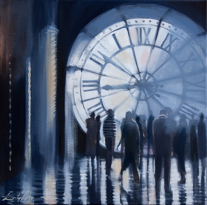 Pintura titulada "In the light of time" por Dita Lūse, Obra de arte original, Oleo Montado en Bastidor de camilla de madera