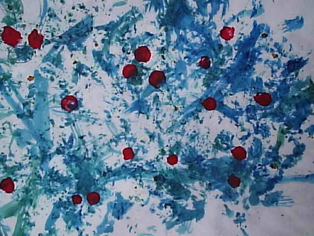 Peinture intitulée "cherries" par Divinciboy, Œuvre d'art originale