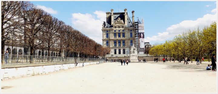 Photographie intitulée "Musée dans Paris." par Divine Kanza, Œuvre d'art originale