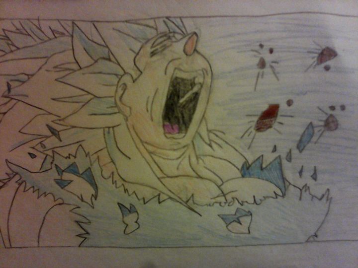 Drawing titled "disegno dragon ball" by Dj Joel, Original Artwork