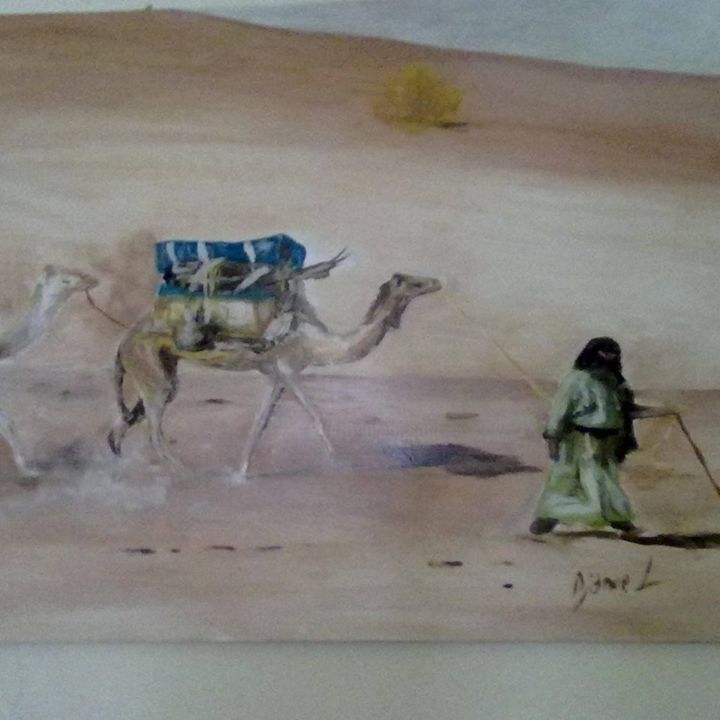 Peinture intitulée "12814347-1726396367…" par Djamel Djaffali, Œuvre d'art originale, Acrylique