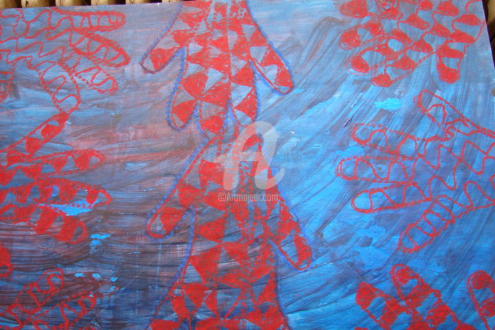 Painting titled "peintures-pastels-g…" by Djamila, Original Artwork