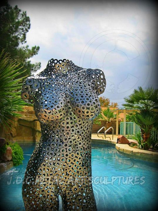 Γλυπτική με τίτλο "torso.jpg" από J.D.C.Metal Art Sculptures, Αυθεντικά έργα τέχνης