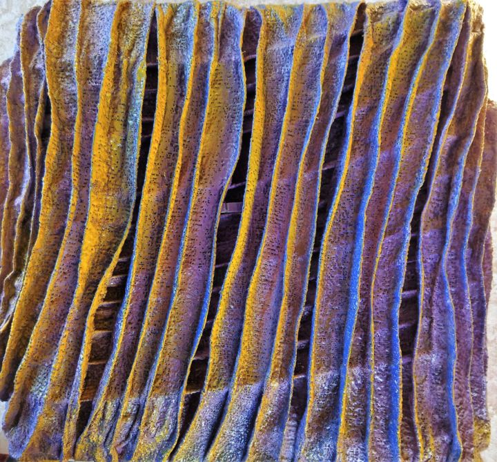 Sculpture intitulée "Soleil en hiver / S…" par Dieter List, Œuvre d'art originale, Plâtre