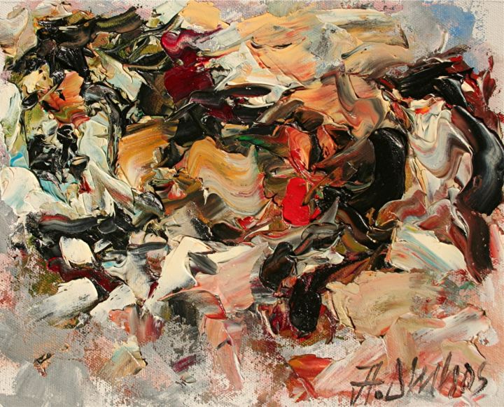 Painting titled ""Intrepid" by ANDRE…" by Andre, Yary, & Peter Dluhos, Original Art, Oil