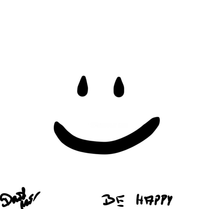 Digitale Kunst mit dem Titel "Be happy" von Dm, Original-Kunstwerk, Digitale Malerei