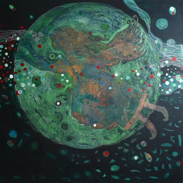 Painting titled "michael" by Davood Mantegh, Original Art,