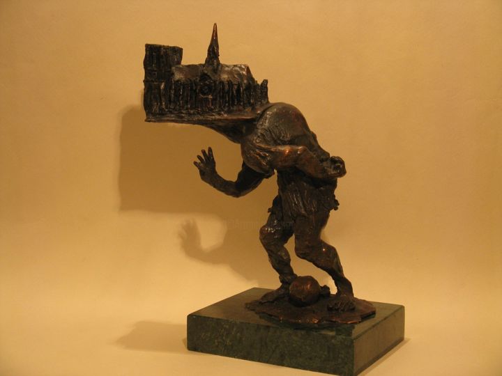 Sculpture titled "Квазимодо" by Dmitrii Morozov, Original Artwork, Bronze