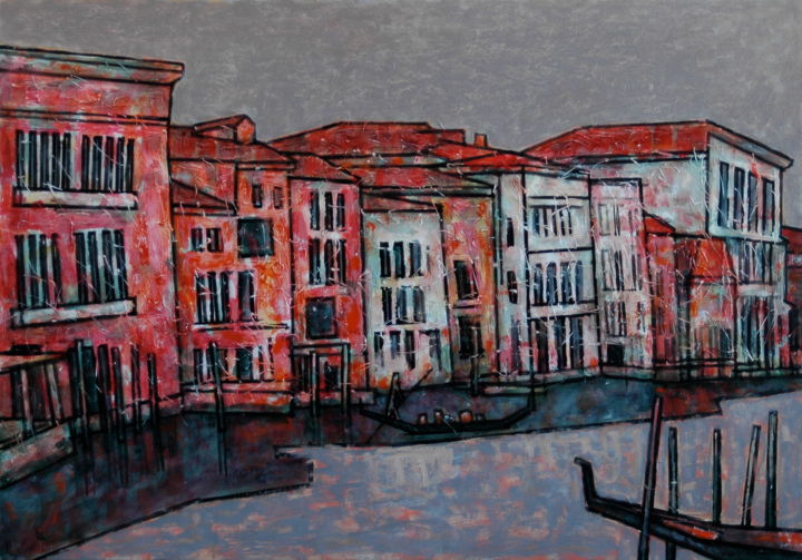 Картина под названием "Venise / венеция /…" - Dmitriy Trubin, Подлинное произведение искусства