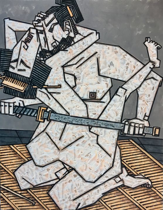 「softcore japonaise…」というタイトルの絵画 Dmitriy Trubinによって, オリジナルのアートワーク