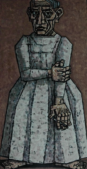 Painting titled "Picasso Christening…" by Dmitriy Trubin, Original Artwork