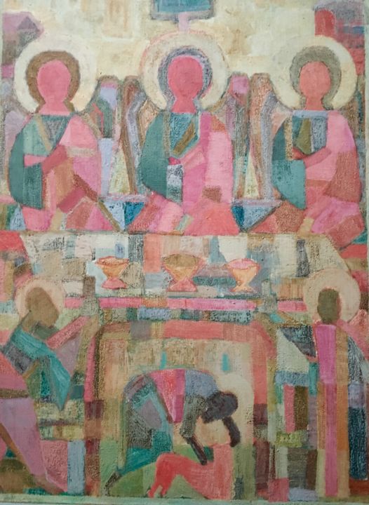 Peinture intitulée "Ancien Testament pa…" par Dmitriy Trubin, Œuvre d'art originale, Huile