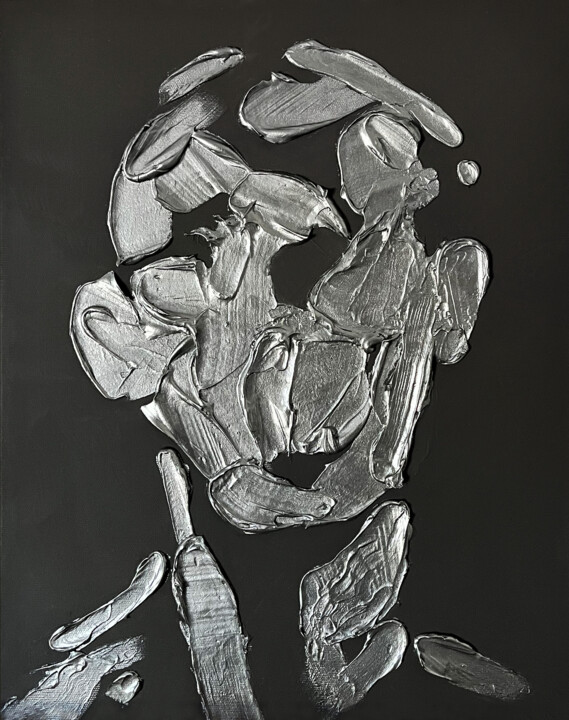 绘画 标题为“Black Pearl Portrait” 由Dmitry Savchenko, 原创艺术品, 丙烯
