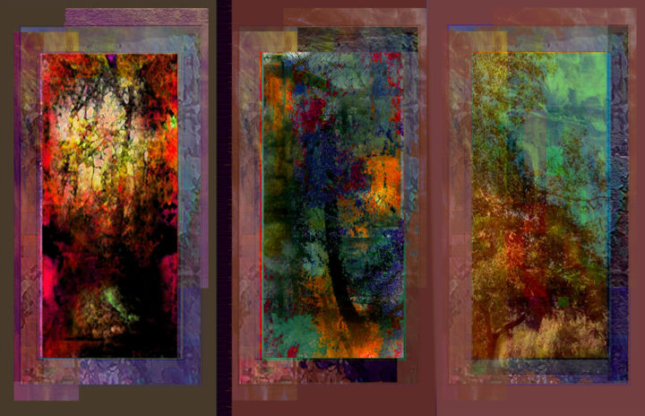 Digitale Kunst mit dem Titel "windows no 7" von Sidney Orr, Original-Kunstwerk, Digitale Malerei
