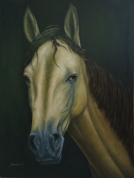 Painting titled "Alma" by G. Torres, Original Artwork, Oil