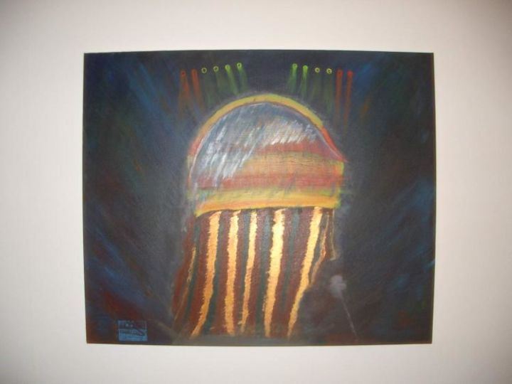 Painting titled "Vibrations" by Dokus, Original Artwork