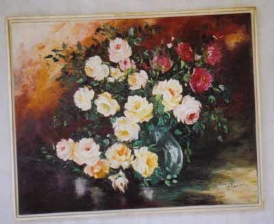 Painting titled "obra 4" by Dolores Branco, Original Artwork