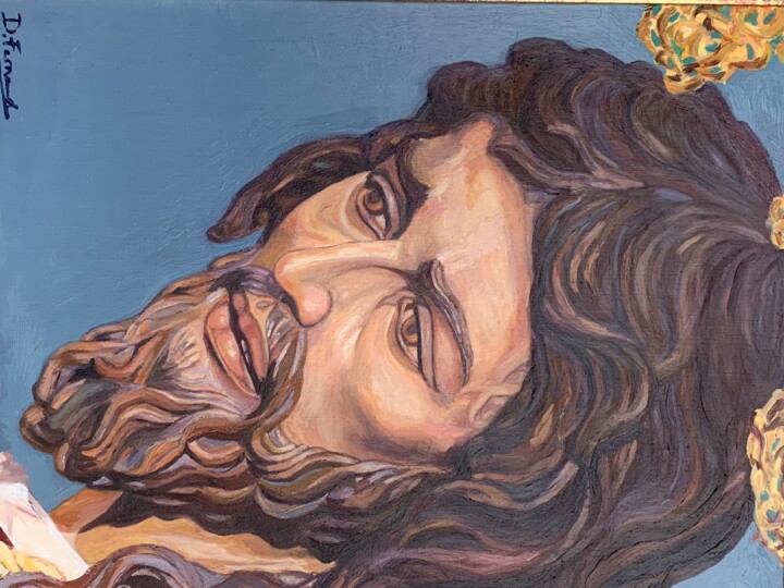 Pintura titulada "San Gonzalo" por Dolores Fernández, Obra de arte original, Oleo