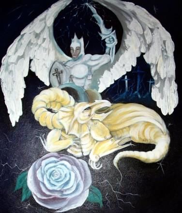 Painting titled "Fatih" by Savage Mildred, Original Art,