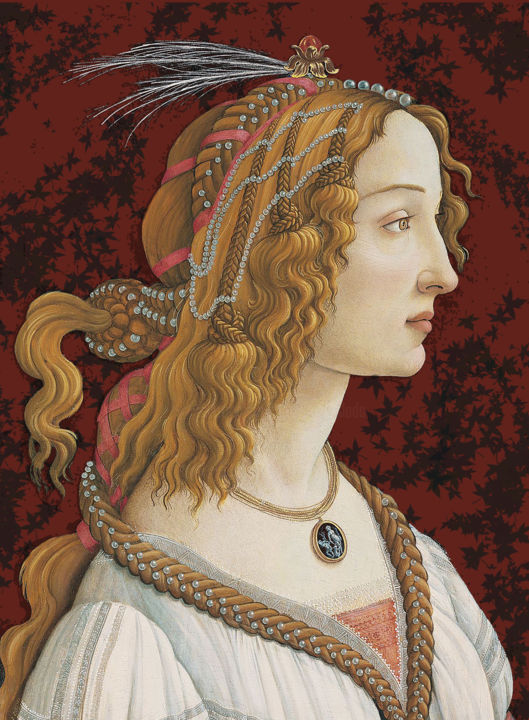 「Sandro Botticelli R…」というタイトルのデジタルアーツ Dodi Balladaによって, オリジナルのアートワーク, コラージュ