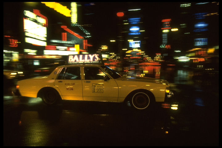 Painting titled "New York Yellow Cab" by Dodi Ballada, Original Artwork