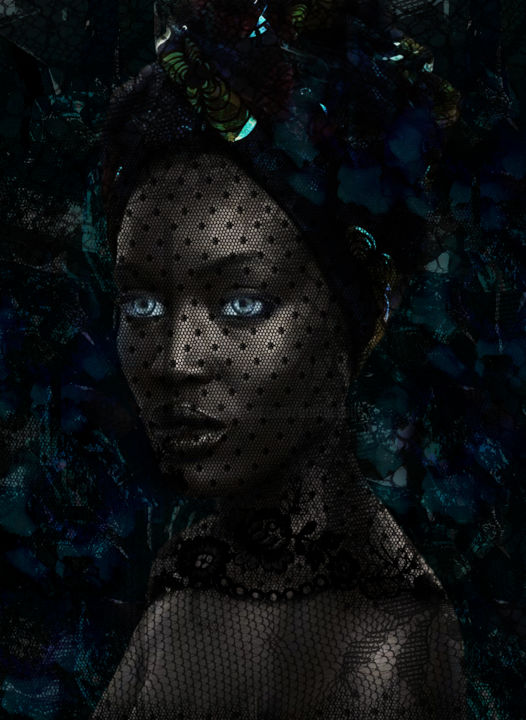 Arts numériques intitulée "T'as d'beaux yeux t…" par Dodi Ballada, Œuvre d'art originale, Peinture numérique