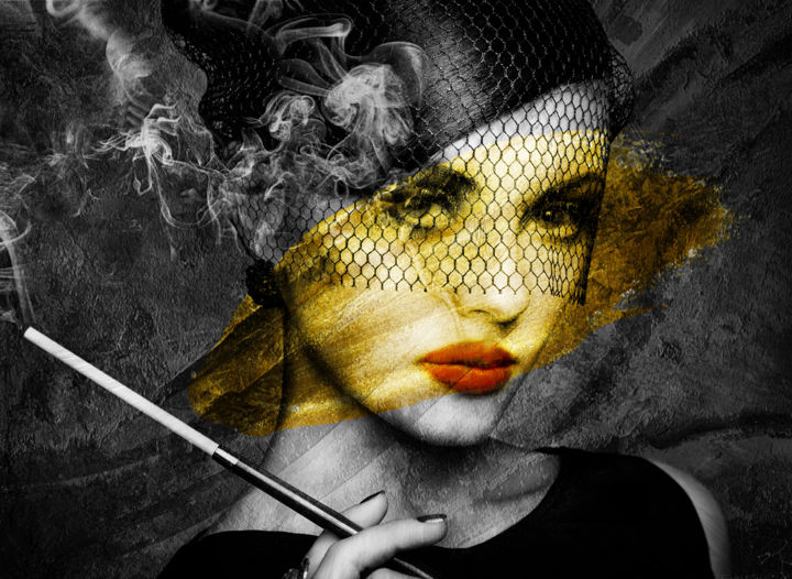 Photography titled "Femme fatale" by Dodi Ballada, Original Artwork, Digital Photography