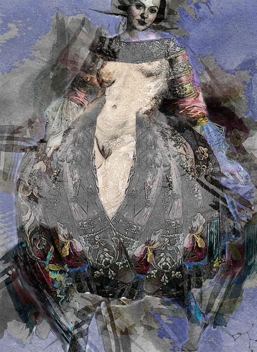 Digitale Kunst mit dem Titel "le traquenard de la…" von Dodi Ballada, Original-Kunstwerk, Digitale Malerei